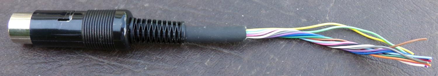 ICOM OPC-596 13PIN PLUG w/ Color Coded WIRES