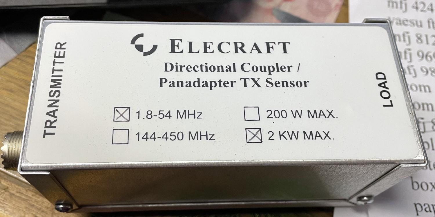 ELECRAFT COUPLER/SENSOR